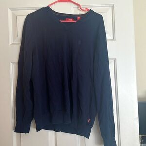 Navy blue izod sweatshirt/sweater